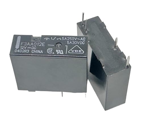 Relais F3AA012E 12V 3A à 4 broches pour circuits imprimés électroniques