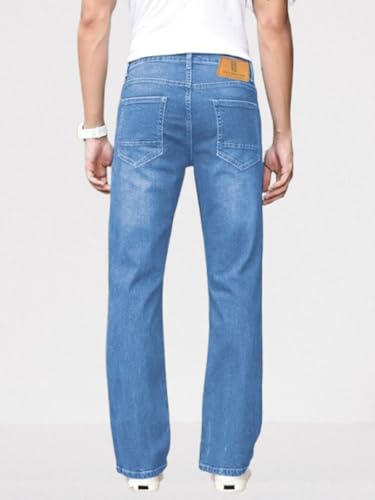 Image of Ben Martin Men's Smart Fit Stretchable Jeans || Mid-Rise Denim Pants with Whisker Wash || Premium Casual Wear Jean for Men || 5 Pocket Jean's for Men's (1)