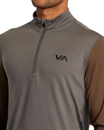 RVCA - Mens Sport Vent Long Sleeve Half Zip Top2