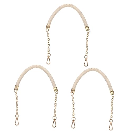 3pezzi Cinghia Pelle Per Borse Con Catena Tracolla Leggera e Resistente Per Spalla Design Elegante e Versatile Per Personalizzazione e Decorazione