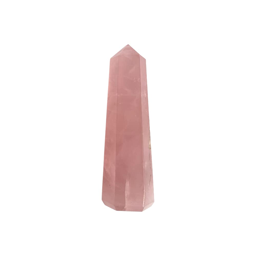 VIE Obelisk Tower, 10x2x2cm, Rose Quartz