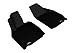 3D MAXpider - L1PO01111509 Front Row Custom Fit All-Weather Floor Mat for Select Porsche 911 Models - Kagu Rubber (Black)