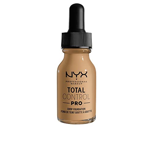 NYX PROFESSIONAL MAKEUP Total Control Pro Drop Foundation, Skin-True Buildable Coverage - Beige