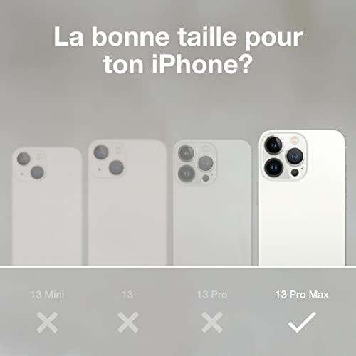 Coque de téléphone compatible iPhone 13 Pro Max en éco-matériau haut de gamme