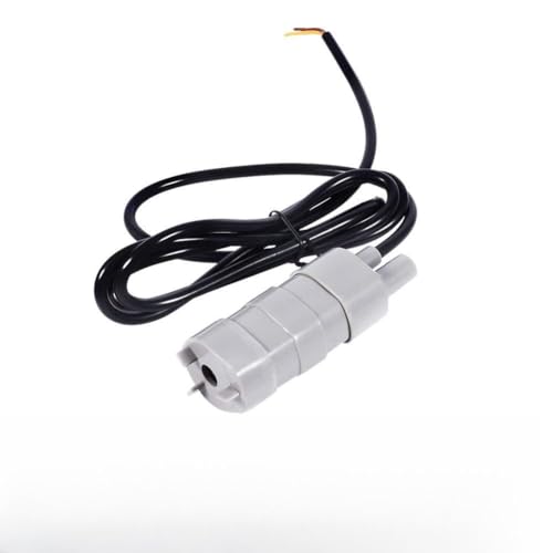 Annadue Pompe à Eau Submersible DC 12 V, Tête de Pompage de 5 M, Mini Pompe à Moteur à Brosse, Moteur Submersible pour Jardin, Fontaine, Aquarium, Petite Pièce d'Eau