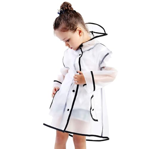 Boys Girls Rain Coat Kids Cycling Jacket Water-proof Packable Children Windbreaker Hood Raincoats2