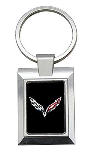 Porte-clés Magma en Métal Argenté - Corvette