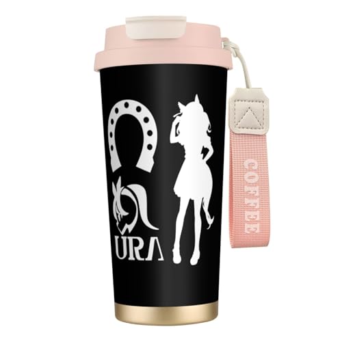 タンブラー ウマ娘 Ura グッズ 水筒 コーヒーカップ コンビニカップ ステンレスボトル 保温保冷 ストロー付き 持ち運び 直接ドリップ 大容量 おしゃれ プレゼント