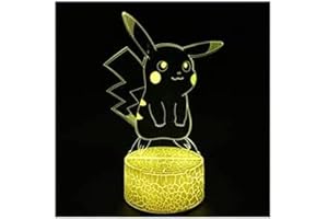 Pikachu Night Light: Experience the Magical Glow of Your Favorite Pokémon