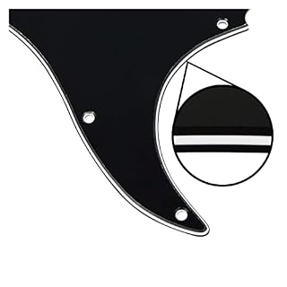 BIPROS Ensemble de 11 Trous St Guitar Pickguard SSS Scratch Plate Back Plate &Vis for pièces de Guitare électrique… - Les Beatles, Paul McCartney, John Lennon, RIngo Starr, George Harrison BIPROS Ensemble de 11 Trous St Guitar Pickguard SSS Scratch Plate Back Plate &Vis for pièces de Guitare électrique… – Image 5