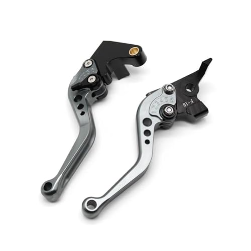 Motorrad Kupplungs Brems Hebel Für KAWASAKI Für NINJA ZX1400 ZX14R ZX-14 ZX-14R ZZR1400 GTR1400 Für CONCOURS 14 Motorradzubehör Kurze/lange Bremskupplungshebel Motorradlenkerzubehör(Short titanium)