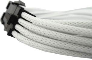 GELID Solutions Câble PCI-E 6-2 broches - Manchon simple blanc - AWG 18 - Tailles 30 cm - Couleur : blanc Cover