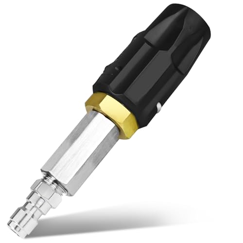 2-3 GPM High Pressure Twist Nozzle, Adjustable Downstream Soft Wash Nozzle, Used In Conjunction With...