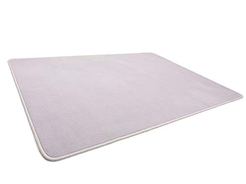 HEVO Vorwerk Bijou grau Teppich | Spielteppich Nicht nur für Kinder 140x200 cm