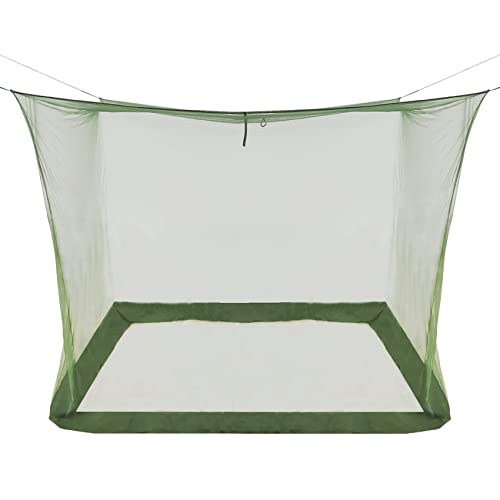 Aventik EDSRDLUZ 400 Fine Meshes Premium Rectangular Camping Mosquito Net, Easy to Carry&Easy Installation Four Corners Six Suspension Points, for...