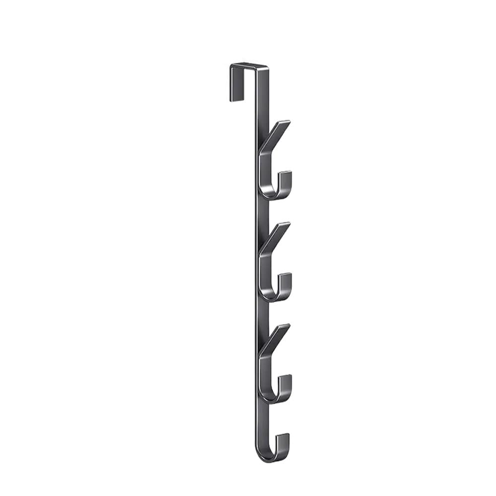 BFSAzasc Over Door Hanger 5/7 Hooks Door Hanger Clothes Hanging, Over The Versatile, Home Storage Organization Over Door Hook(7 Hooks)