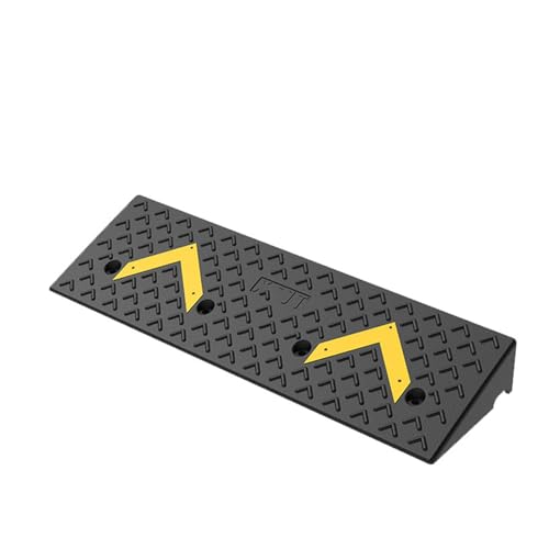 Black Rubber Curb Pads son adecuadas para escalones y entradas de vehículos, proporcionando superficies antideslizantes y resistentes al desgaste (100 x 25 x 9 cm) miniatura 1