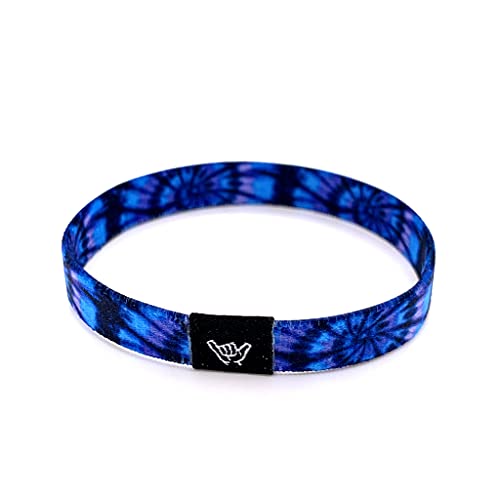 Hang Loose Bands-comfy beach bracelets are boho chic-wristband bracelet for women, menÂ and teens. (Twilight Tie Dye, Small)