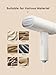 Clothes Steamer, Yabano Foldable 1200W Travel Garment Steamer Iron for Clothes with 140ml Tank for Home, Office and Travel, Handheld Fabric Steamer (White)