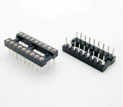 Wiring Connecting Terminals - 10PCS 18 Pin Round DIP IC Socket Adapter 18Pin Pitch 2.54mm Connector