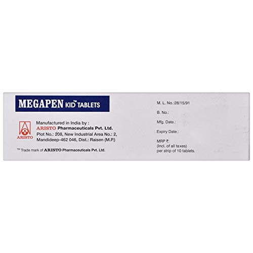 Image of Megapen Kid - Strip of 10 Tablets