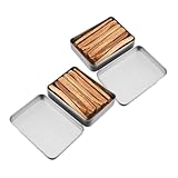 Gatuida 2 Boxen Boxen Fatwood Fire Starter Sticks aus Natürlichem Holz Langer Brenndauer Wasserfest Vielseitig für Camping Grill Kamin und Outdoor Survival Sicheres Anzünden im Freien