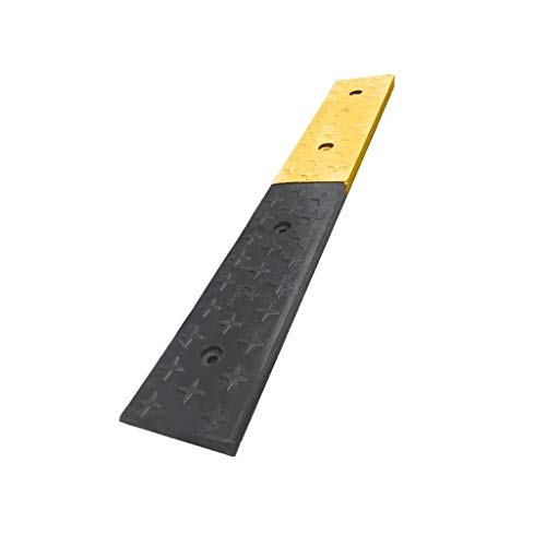 ANSNOW Rampas de Goma para Bordillos, Rampas Duraderas para Vehículos, Centros Comerciales, Supermercados, Rampas de Umbral, Rampas de Servicio para Exteriores/99 * 15 * 3 cm