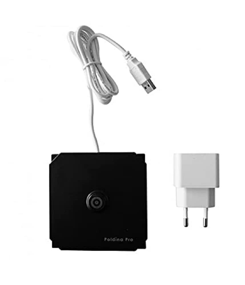 Zafferano base de carga de contacto magnética inalámbrica para lámpara portátil regulable led Poldina Pro e Poldina Pro Mini - color negro