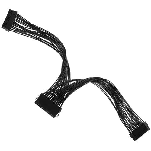 Cable divisor ATX doble extensor de alimentación para placa base y componentes de consumo negro 2 ud 7