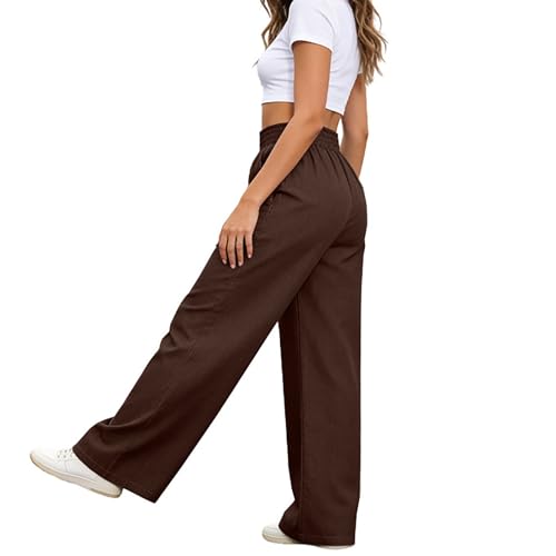 Pantalon ample pour femme à taille élastique chic - 2