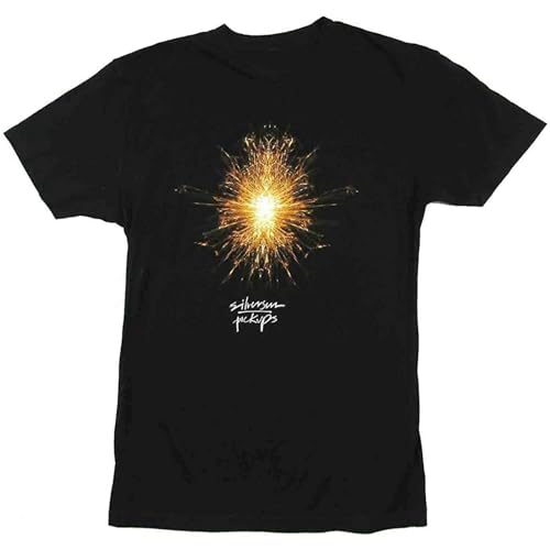 Photo de Feels Coolly Unisex T-Shirt Silversun Pickups Burst Band Merch Black S