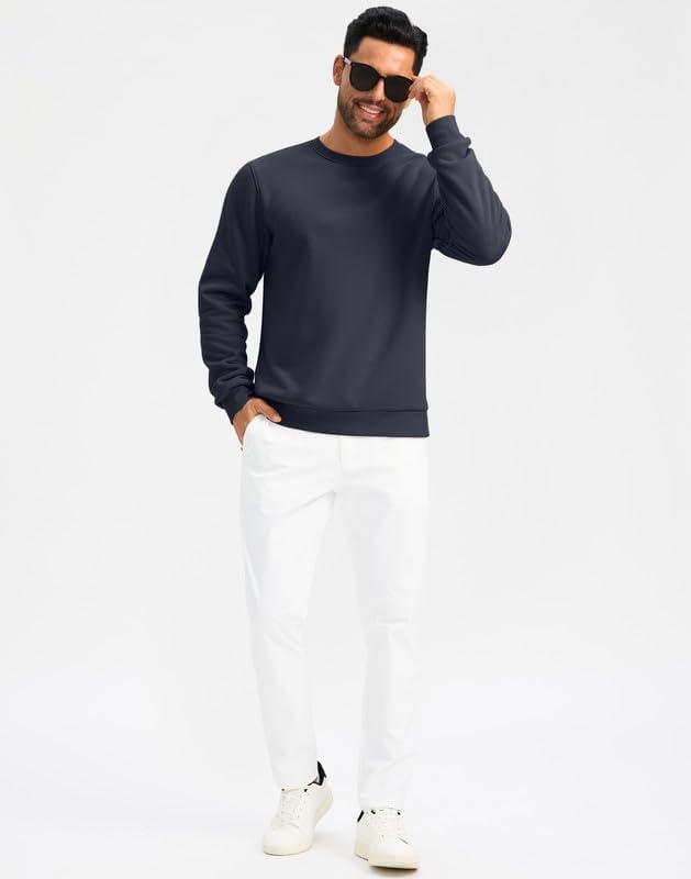 G Gradual Sherpa Lined Sweatshirts for Men Fleece Crewneck Sweatshirt Pullover Warm Shirts for Winter - Image 6