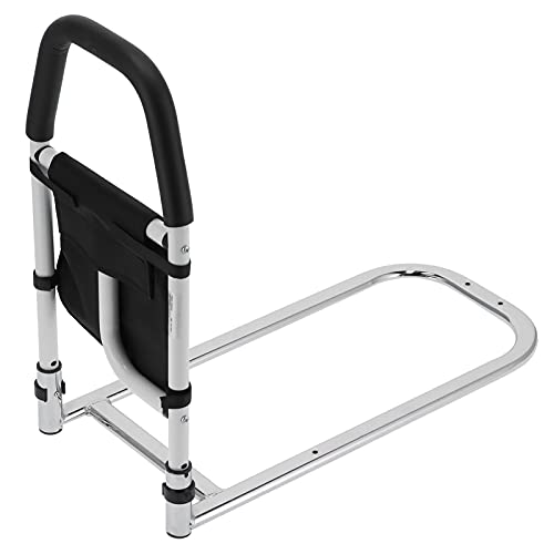 Trilho de Cama, Estável e Seguro, Alça de Assistência Com Bolsa de Armazenamento para Idosos, Aço Ca