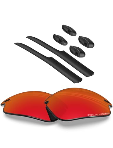 Image of BLAZERBUCK Polarized Replacement Lenses & Sock Kit for Oakley Fast Jacket OO9097 /Fast Jacket Asian Fit OO9162 Sunglass