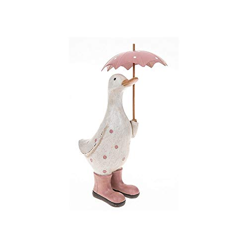 Joe Davies Dekofigur Ente im Shabby-Chic-Stil, gepunktet, mit...