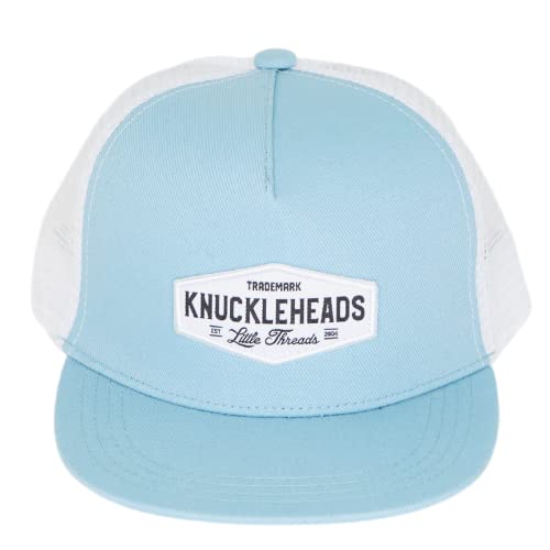 Knuckleheads Little Threads Toddler Baseball Hat - Infant Trucker Hats - Newborn Sun Hat - Baby Snap Back Trucker Mesh Fitted Patch Flat Brim Cap Basket Stuffer Gorros (M 2-5 Years Colt)