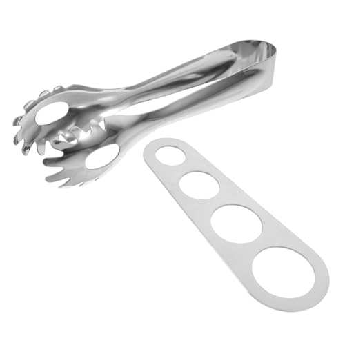 Stainless Steel Spaghetti Server Set with Measure Tool for Kitchen Cooking