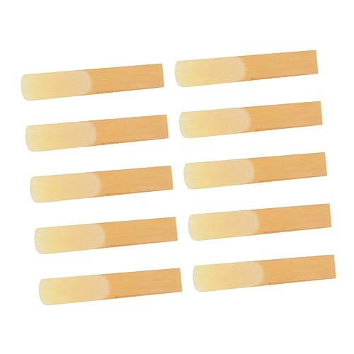 Totority 5sets Beginners to Professionals Clarinet Reeds Clipper Compact Size Perfect for Woodwinds 10pcs*5