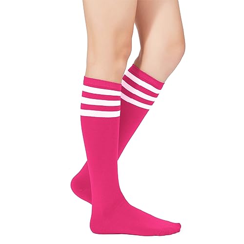 Image of American Trends Women Softball Socks Knee High Tube Socks Long Baseball Soccer Socks for Youth Girls