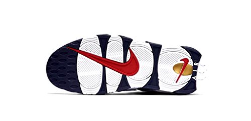 Nike Air More Uptempo (Olympic) White/Metallic Gold-Uni Red-Midnight Navy