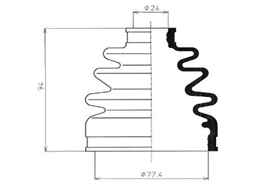 セイケン(Seiken) ドライブシャフトブーツキット SB156 600-00156