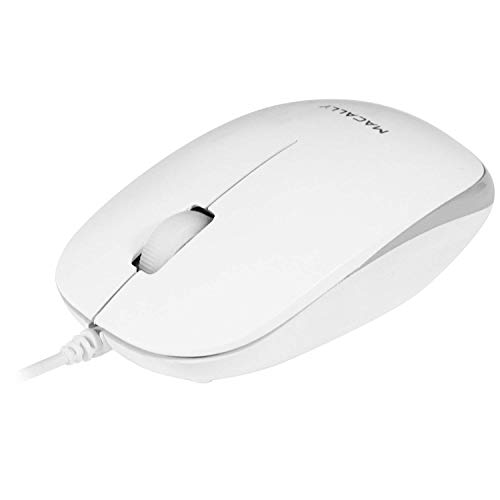 Macally Wired Computer Mouse and an Ergonomic Laptop Stand, Relieve Pressure Off Your Body