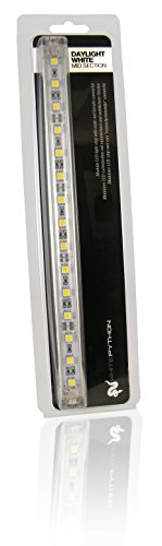 WhitePython LED Strip with Male and Female Connector Mid Section, Daylight White