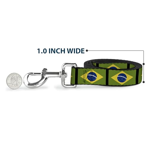 Collier de chien avec boucle de ceinture de sécurité robuste et nylon 2,5 cm