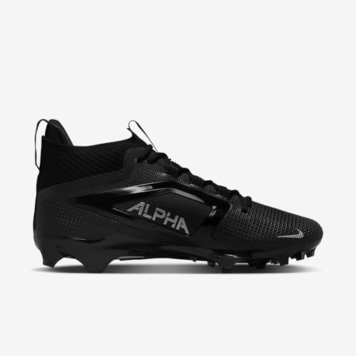 Image of Nike Alpha Menace 4 Elite Football Cleats (FD7036-600, University Red /Team Red /Black /White)