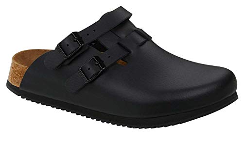 Birkenstock Kay Supergrip Professional Noir Sabots
