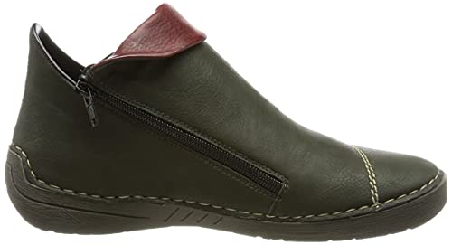 Rieker Women's Classic Boots Fashion, Forest Honey Wine 54, 10 #TOP5