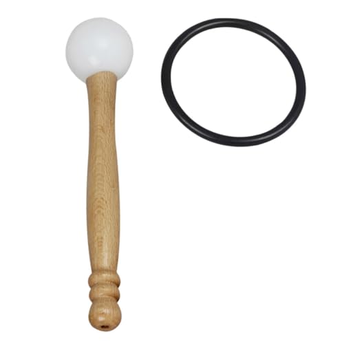 DRESSOOS 1 セット 音楽 ボウル ノック スティック 音 ボウル スティック 音 ボウル アクセサリー マレット ボウル サークル チベット ボウル マレット 歌う ボウル ストライ