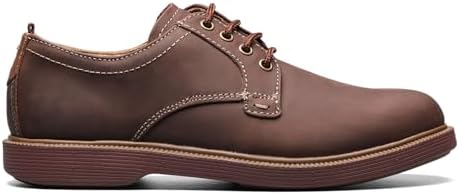 Florsheim Boy's, Supacush Plain Toe Oxford - Little Kid & Big Kid Brown Crazy Horse | Image 1