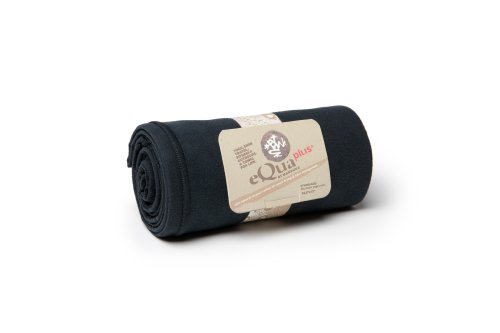 Manduka eQua Plus Yoga Towel, Black